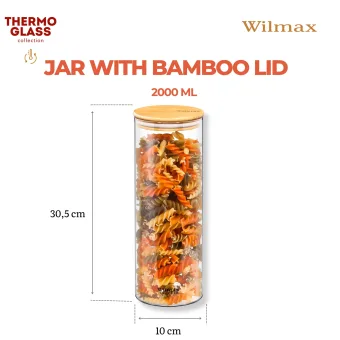 Банка для сыпучих продуктов 2000 мл WL-888510 от магазина Wilmax
