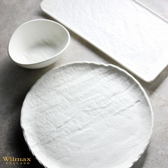 Коллекция белой фарфоровой посуды Wilmax уже в Беларуси White Stone Monolite - купить в магазине посуды Wilmax или заказать с доставкой по Беларуси