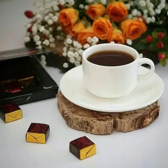 Чашка с блюдцем фарфоровые купить
