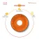 Блюдце 15см оранжевое Splash WL-667336