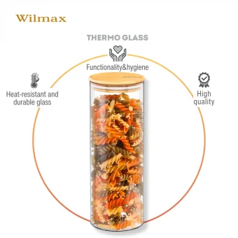 Банка для сыпучих продуктов 2000 мл WL-888510 от магазина Wilmax