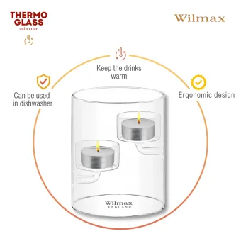 Подсвечник на 2 свечи 12 см WL-888905