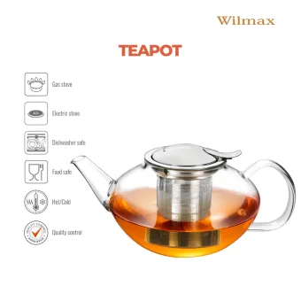Чайник из жаропрочного термостекла 1550мл WL-888806