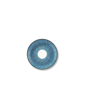 Блюдце 11см голубое Splash WL-667633
