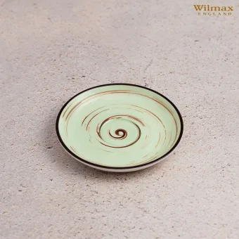 Блюдце 15см фисташковое Spiral WL-669136