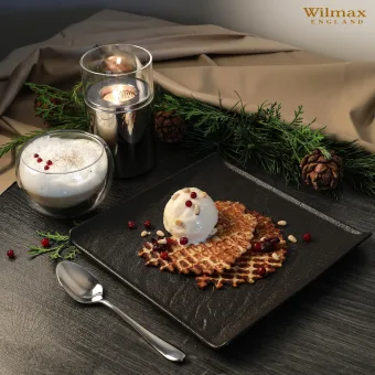 Квадратная обеденная тарелка 21,5х21,5 см WL-661106 от магазина Wilmax