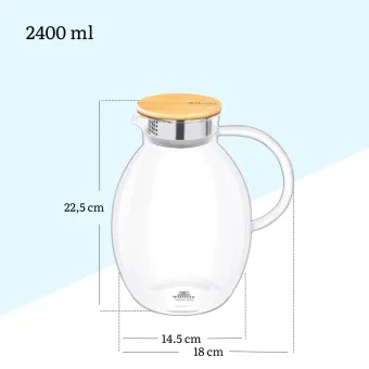 Кувшин с крышкой 2400мл WL-888212 купить