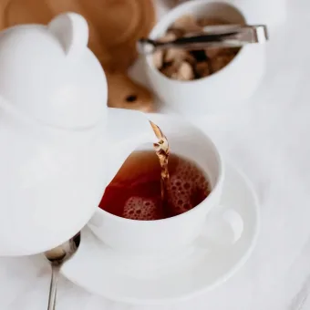 Чашка с блюдцем фарфоровые купить