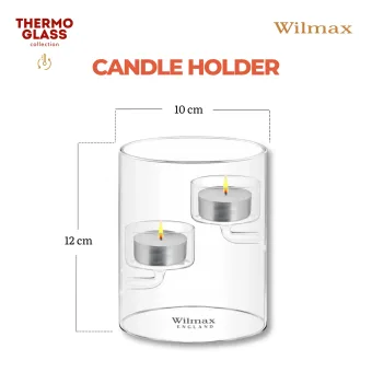 Подсвечник на 2 свечи 12 см WL-888905